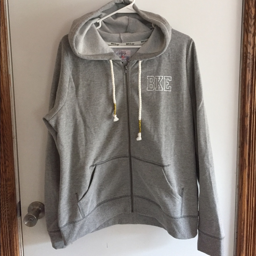 NWOT BKE Lounge Hooded Zip Sweatshirt XL